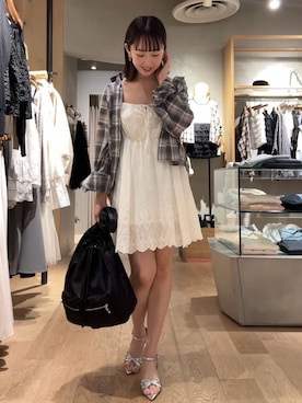 「archives（アルシーヴ）のアイテム（ワンピース/ドレス）」を使った、archivesさん（レディース・157cm）の夏コーディネート