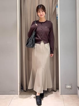 「archives（アルシーヴ）のアイテム（バッグ）」を使った、archivesさん（レディース・164cm）の秋コーディネート