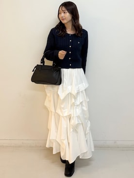 「archives（アルシーヴ）のアイテム（バッグ）」を使った、archivesさん（レディース・158cm）の秋コーディネート