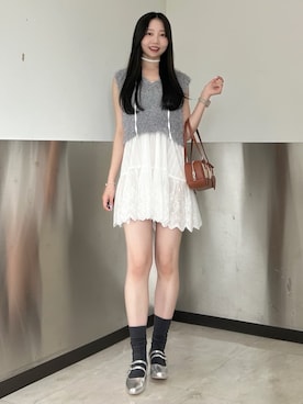 「スカラップ」｜archivesさん（レディース・160cm）の夏コーディネート