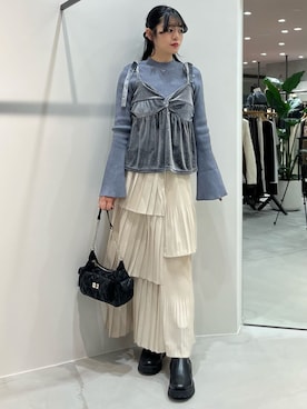 「アイテム（アンサンブル）」を使った、archivesさん（レディース・160cm）の冬コーディネート