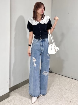 「archives（アルシーヴ）のアイテム（トップス）」を使った、archivesさん（レディース・159cm）の春コーディネート