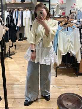 「archives（アルシーヴ）のアイテム（スカート）」を使った、archivesさん（レディース・149cm）の冬コーディネート