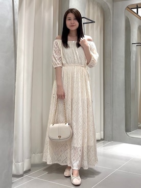 「archives（アルシーヴ）のアイテム（ワンピース/ドレス）」を使った、archivesさん（レディース・156cm）の春コーディネート