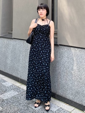 「archives（アルシーヴ）のアイテム（ワンピース/ドレス）」を使った、archivesさん（レディース・155cm）の夏コーディネート