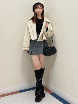 「archives（アルシーヴ）のアイテム（その他アウター）」を使った、archivesさん（レディース・160cm）の秋コーディネート