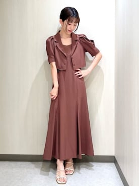 「archives（アルシーヴ）のアイテム（その他アウター）」を使った、archivesさん（レディース・157cm）の夏コーディネート