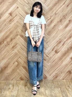 「archives（アルシーヴ）のアイテム（パンツ）」を使った、archivesさん（レディース・165cm）の夏コーディネート