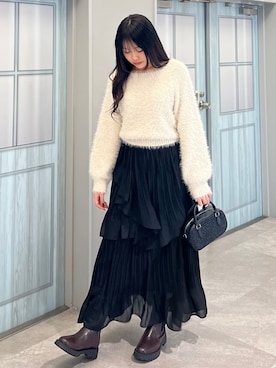 「archives（アルシーヴ）のアイテム」を使った、archivesさん（レディース・158cm）の冬コーディネート