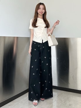 「archives（アルシーヴ）のアイテム」を使った、archivesさん（レディース・160cm）の夏コーディネート