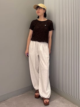 「archives（アルシーヴ）のアイテム」を使った、archivesさん（レディース・155cm）の夏コーディネート