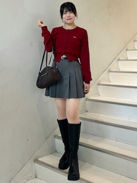 「archives（アルシーヴ）のアイテム（スカート）」を使った、archivesさん（レディース・158cm）の秋コーディネート