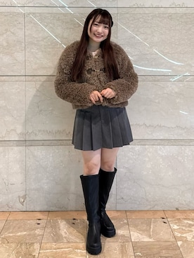 「アイテム（ダッフルコート）」を使った、archivesさん（レディース・156cm）の秋コーディネート