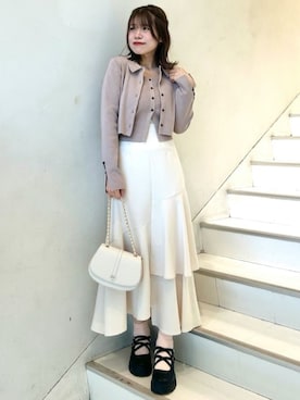 「チェーンバッグ」｜archivesさん（レディース・158cm）の冬コーディネート