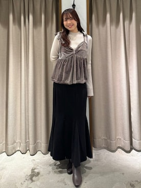 「アイテム（アンサンブル）」を使った、archivesさん（レディース・158cm）の冬コーディネート