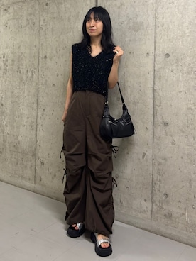 「ラメニット」｜archivesさん（レディース・160cm）の夏コーディネート