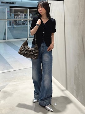 「archives（アルシーヴ）のアイテム（パンツ）」を使った、archivesさん（レディース・152cm）の夏コーディネート