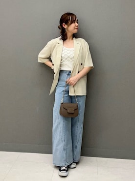 「archives（アルシーヴ）のアイテム」を使った、archivesさん（骨格ナチュラル・レディース・165cm）の夏コーディネート