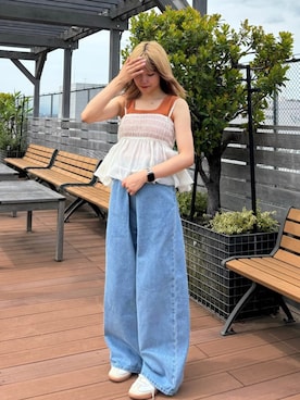 「archives（アルシーヴ）のアイテム」を使った、archivesさん（骨格ナチュラル・レディース・157cm）の夏コーディネート