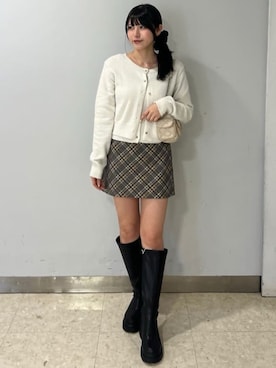 「archives（アルシーヴ）のアイテム」を使った、archivesさん（レディース・159cm）の冬コーディネート