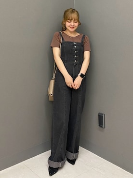 「archives（アルシーヴ）のアイテム（オールインワン・サロペット）」を使った、archivesさん（レディース・148cm）の夏コーディネート