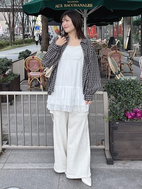 「archives（アルシーヴ）のアイテム（ワンピース/ドレス）」を使った、archivesさん（レディース・157cm）の春コーディネート