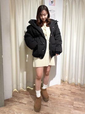 「archives（アルシーヴ）のアイテム（ジャケット/アウター）」を使った、archivesさん（レディース・158cm）の冬コーディネート
