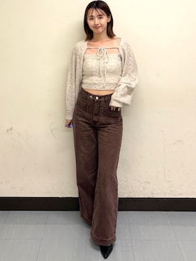 「アイテム（アンサンブル）」を使った、archivesさん（レディース・158cm）の秋コーディネート