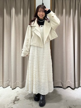 「archives（アルシーヴ）のアイテム（その他アウター）」を使った、archivesさん（レディース・158cm）の秋コーディネート