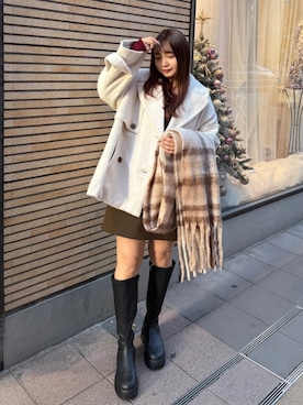 「archives（アルシーヴ）のアイテム（ジャケット/アウター）」を使った、archivesさん（レディース・156cm）の秋コーディネート