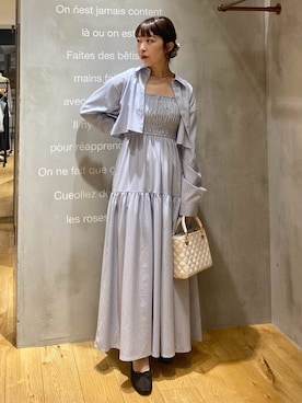 「archives（アルシーヴ）のアイテム（ワンピース/ドレス）」を使った、archivesさん（レディース・152cm）の春コーディネート