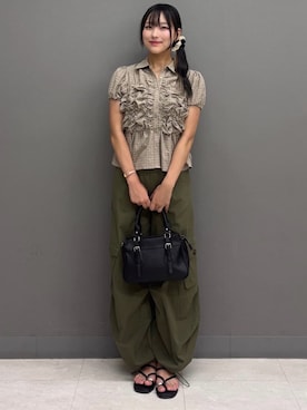 「archives（アルシーヴ）のアイテム」を使った、archivesさん（レディース・162cm）の夏コーディネート