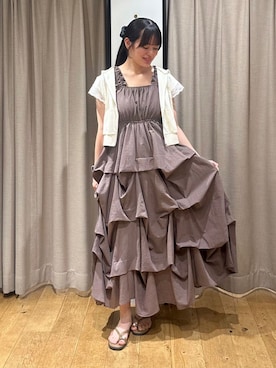 「archives（アルシーヴ）のアイテム」を使った、archivesさん（レディース・157cm）の夏コーディネート