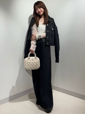「archives（アルシーヴ）のアイテム（デニムジャケット）」を使った、archivesさん（レディース・152cm）の秋コーディネート