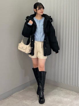 「archives（アルシーヴ）のアイテム（ジャケット/アウター）」を使った、archivesさん（レディース・160cm）の冬コーディネート