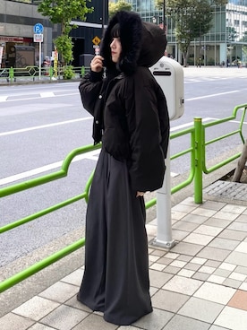 「archives（アルシーヴ）のアイテム（ジャケット/アウター）」を使った、archivesさん（レディース・155cm）の秋コーディネート