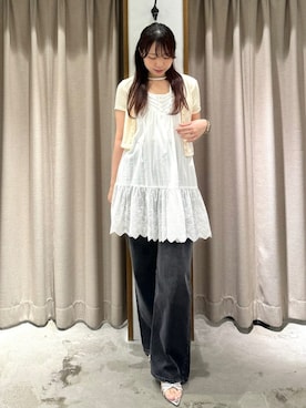 「スカラップ」｜archivesさん（レディース・158cm）の夏コーディネート