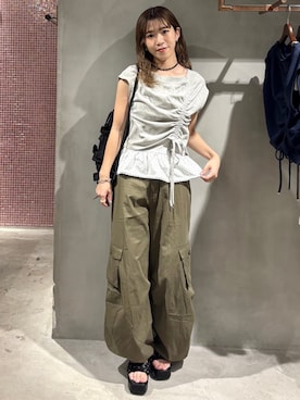 「archives（アルシーヴ）のアイテム」を使った、archivesさん（レディース・158cm）の夏コーディネート