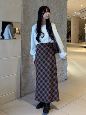 「archives（アルシーヴ）のアイテム」を使った、archivesさん（レディース・158cm）の冬コーディネート