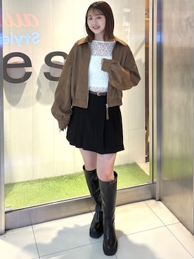 「archives（アルシーヴ）のアイテム（ジャケット/アウター）」を使った、archivesさん（レディース・158cm）の秋コーディネート