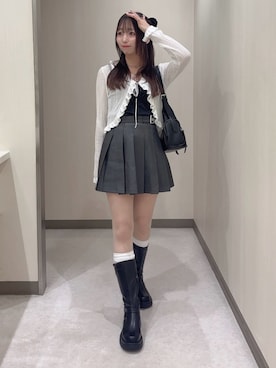 「アイテム（カーディガン/ボレロ）」を使った、archivesさん（レディース・154cm）の夏コーディネート