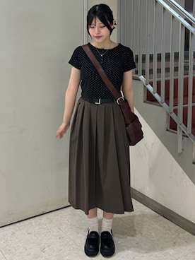 「archives（アルシーヴ）のアイテム」を使った、archivesさん（骨格ストレート・レディース・159cm）の夏コーディネート