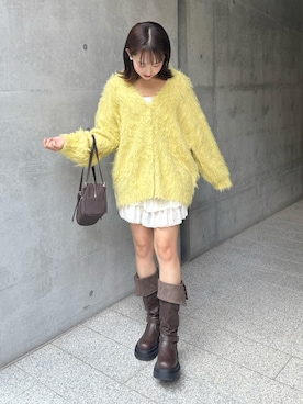 「archives（アルシーヴ）のアイテム（スカート）」を使った、archivesさん（レディース・157cm）の秋コーディネート