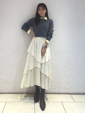 「アイテム（アンサンブル）」を使った、archivesさん（レディース・165cm）の秋コーディネート