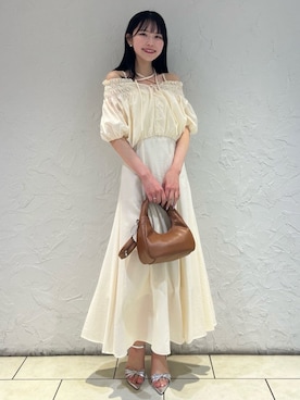 「archives（アルシーヴ）のアイテム（ワンピース/ドレス）」を使った、archivesさん（レディース・161cm）の夏コーディネート