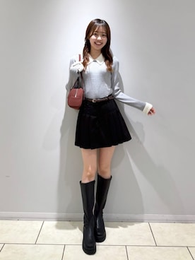 「archives（アルシーヴ）のアイテム（スカート）」を使った、archivesさん（レディース・165cm）の秋コーディネート