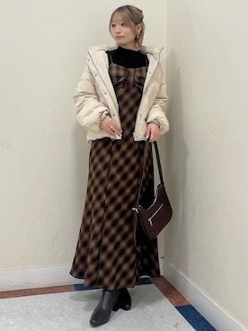 「archives（アルシーヴ）のアイテム」を使った、archivesさん（レディース・154cm）の冬コーディネート