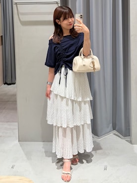 「archives（アルシーヴ）のアイテム（スカート）」を使った、archivesさん（レディース・160cm）の夏コーディネート