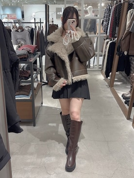 「archives（アルシーヴ）のアイテム（ジャケット/アウター）」を使った、archivesさん（レディース・154cm）の秋コーディネート