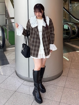 「archives（アルシーヴ）のアイテム（ジャケット/アウター）」を使った、archivesさん（レディース・156cm）の秋コーディネート